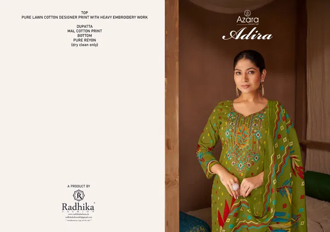 Adhira By Azara Pure Rayon Kurti Bottom With Duppata Wholesale Market In Surat 
